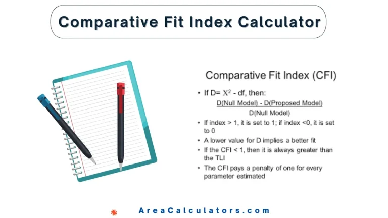 comparative fit index calculator