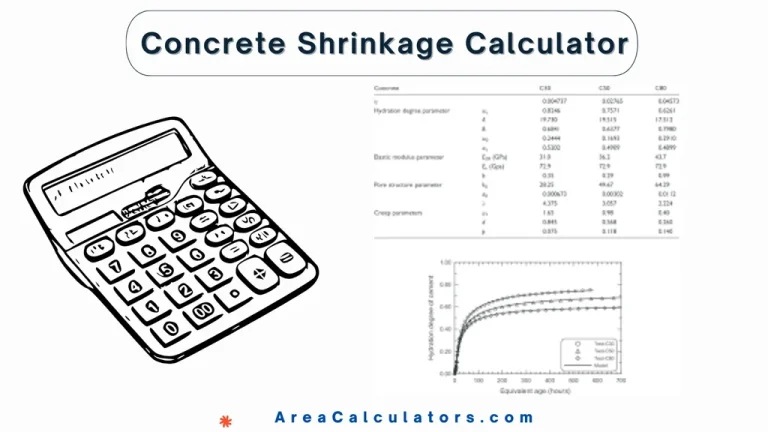 concrete shrinkage calculator