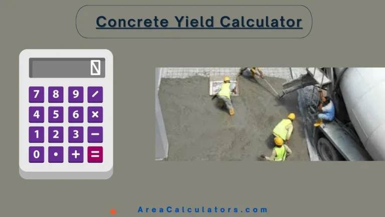 concrete yield calculator