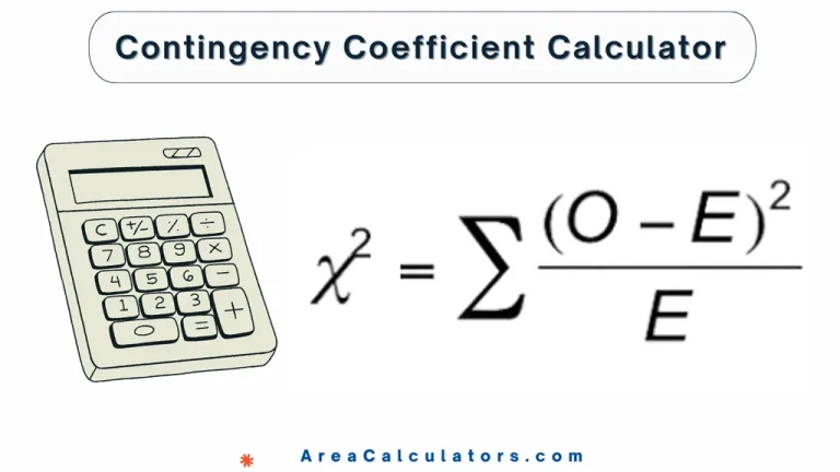 contingency coefficient calculator