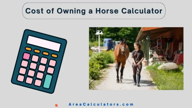 cost of owning a horse calculator
