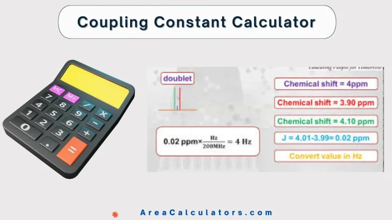coupling constant calculator