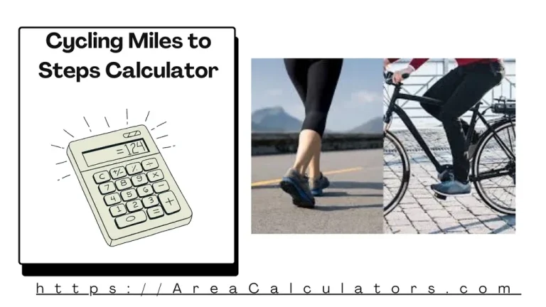 cycling miles to steps calculator