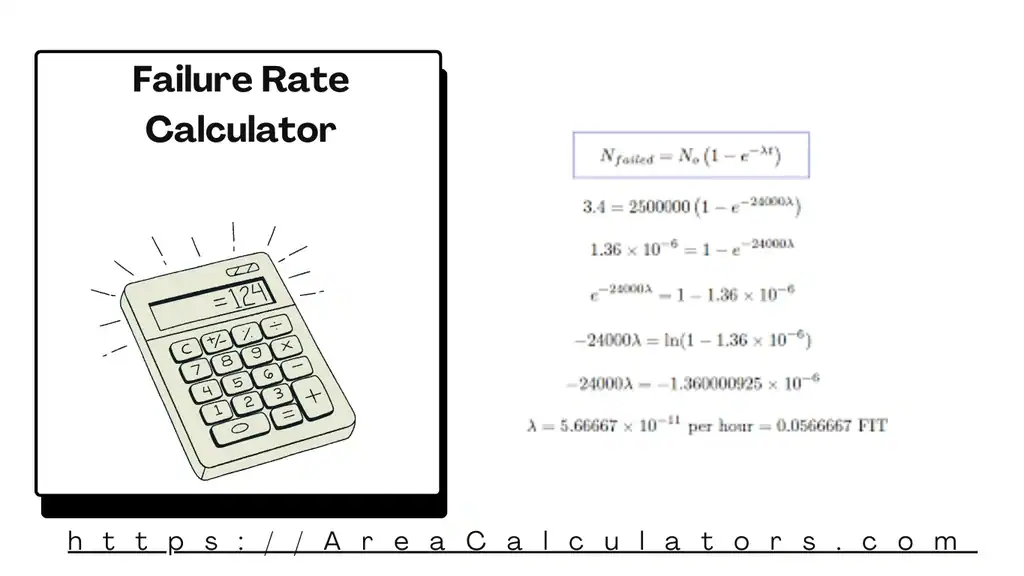 Failure Rate Calculator [Online Failure Rate Calculator 2025]