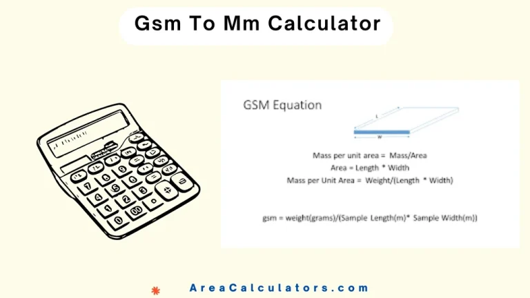 gsm to mm calculator