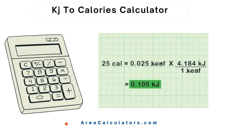 kj to calories calculator
