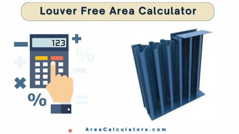 louver free area calculator