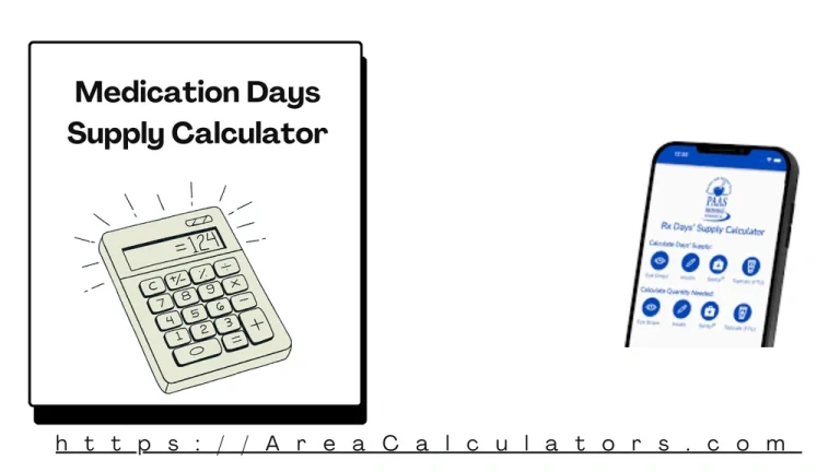 medication days supply calculator