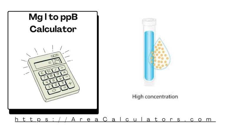 mg l to ppb calculator