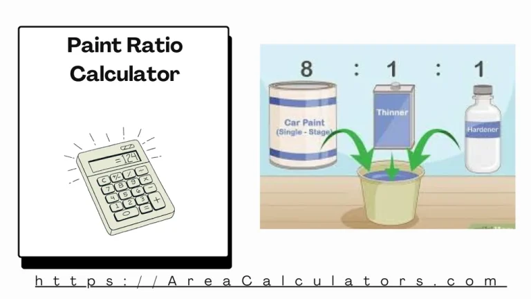 paint ratio calculator