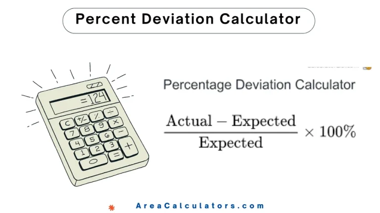 percent deviation calculator