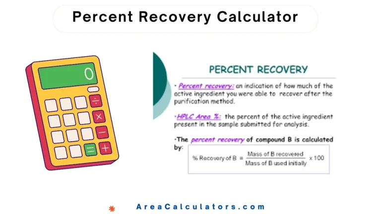 percent recovery calculator