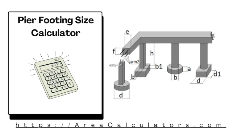 pier footing size calculator