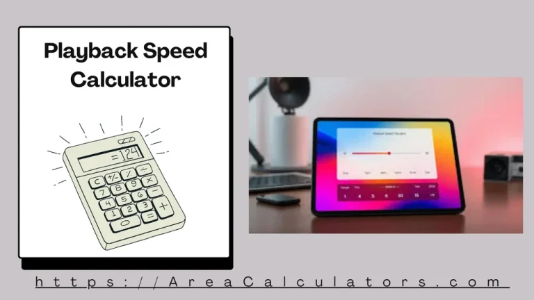 playback speed calculator