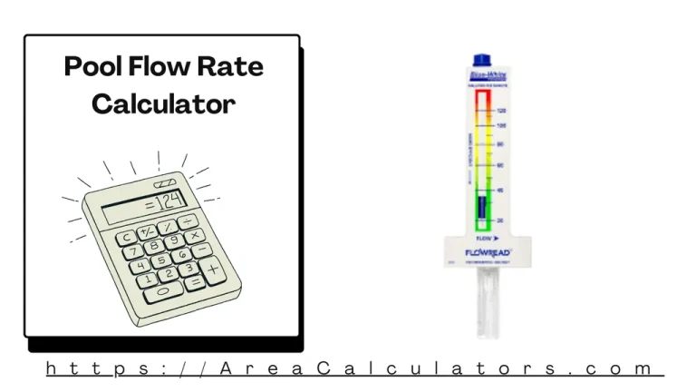 pool flow rate calculator