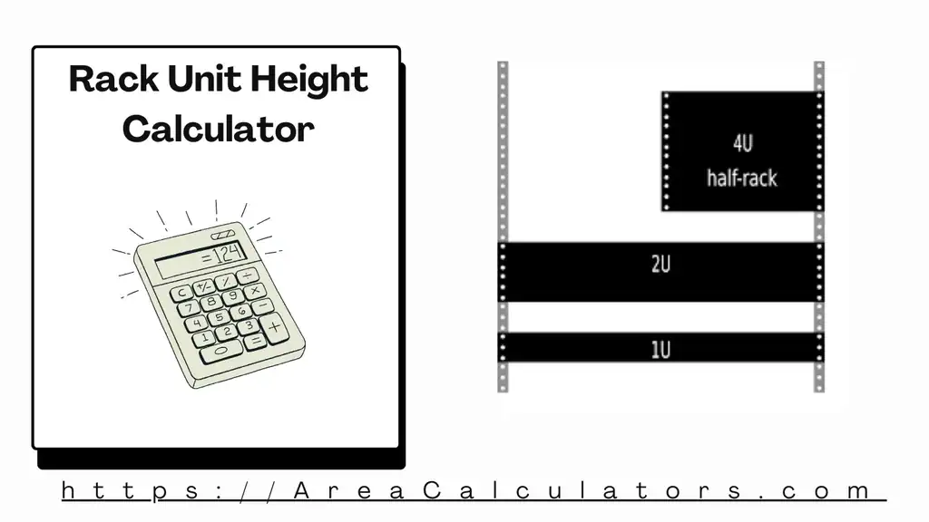 Rack Unit Height Calculator - Area Calculators