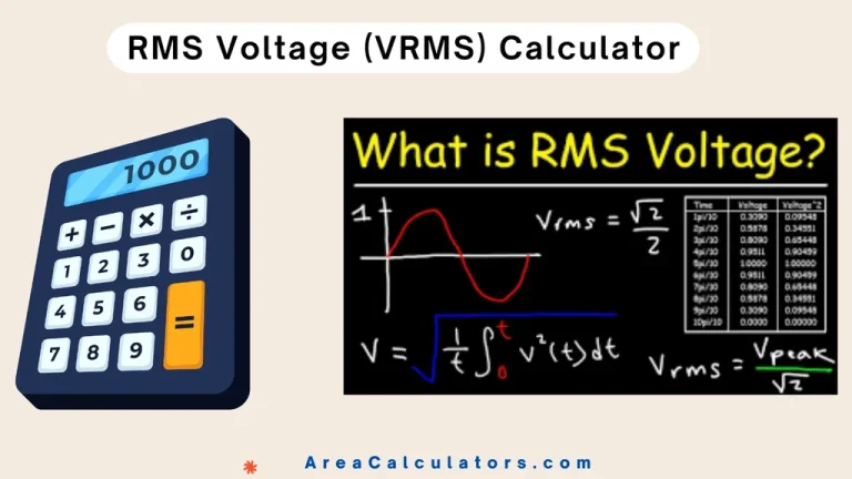 rms voltage vrms calculator