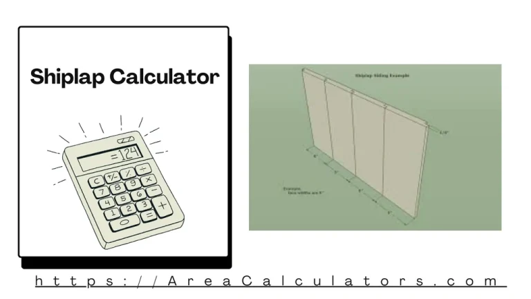 shiplap calculator