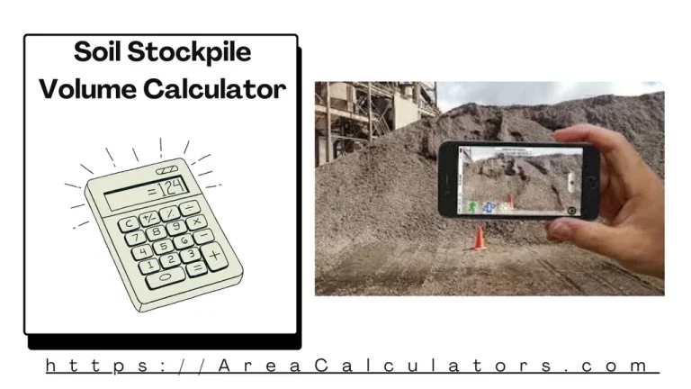 soil stockpile volume calculator