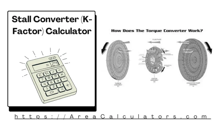 stall converter k factor calculator