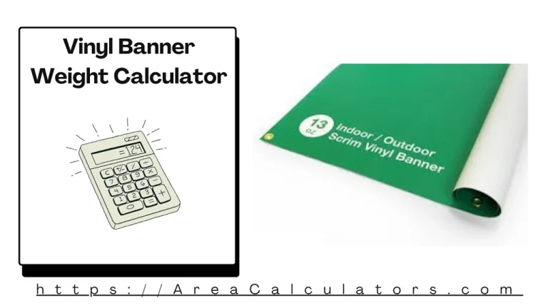 vinyl banner weight calculator