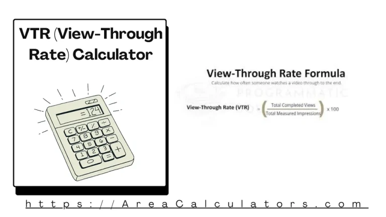 vtr view through rate calculator