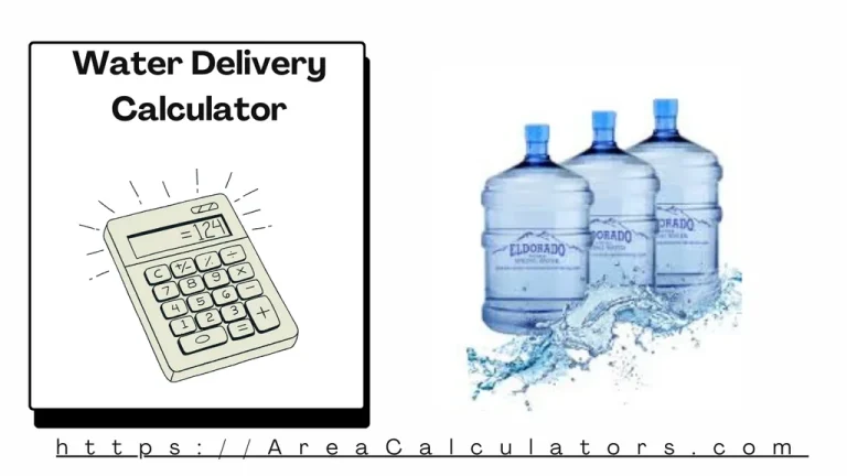 water delivery calculator