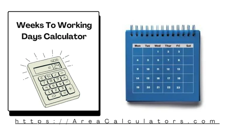 weeks to working days calculator
