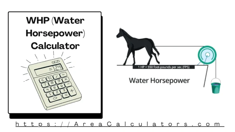 whp water horsepower calculator